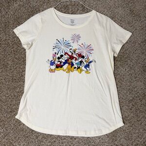 Disney Celebrate Together Crewneck Tee - Cream